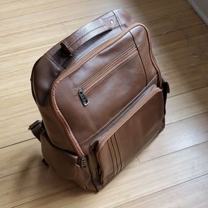 Genuine leather backpack